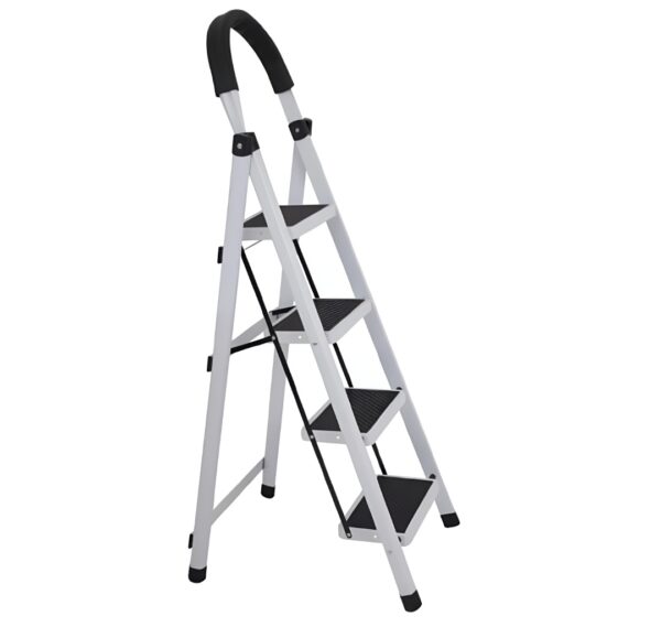 productos35_47986 Escalera 4 Escalones Negra/Blanca