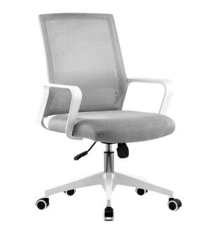 Silla de Oficina Ryan Gris/Blanco