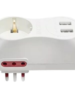 productos35_48149 Adaptador 1xSchuko 2x3L a 3L 2USB Conatel