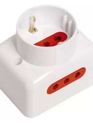 Tomacorriente de Pared 1xSchuko 2x3L Conatel