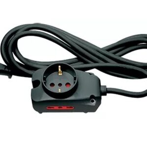 productos35_48164 Alargue 3 Metros 1xSchuko 2x3L a Ficha 3L Conatel Negro