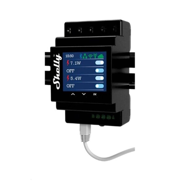 productos35_49294 Relé Shelly Pro 4PM Cuádruple Din Wi-Fi