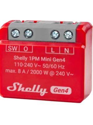 Relé Shelly Mini 1PM Gen4 Wi-Fi6