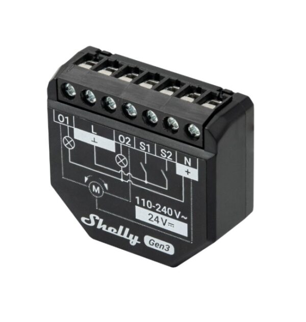 Relé Shelly 2PM Gen3 Wi-Fi Dual