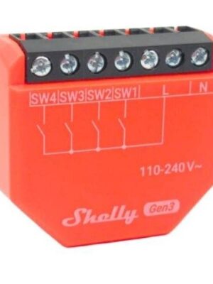 Interruptor de Entrada Shelly i4 Gen3 Wi-Fi