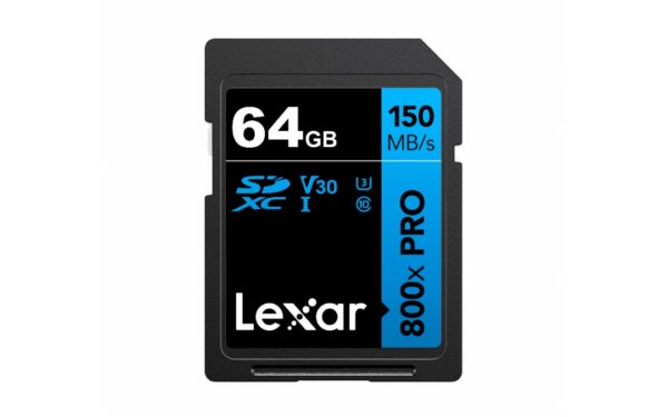 Memoria SDXC Lexar 800x Pro 64GB Blue Series