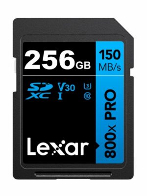 Memoria SDXC Lexar 800x Pro 256GB Blue Series