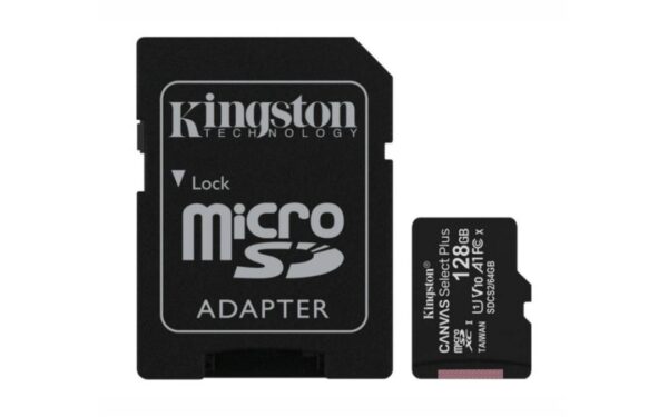 Memoria Micro SD Kingston Select Plus 128GB Clase 10