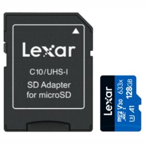 Memoria MicroSDXC Lexar 128GB 633x UHS-I Blue Series