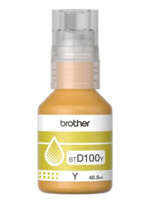Botella Tinta Brother BTD100Y Amarilla