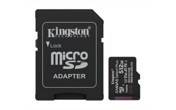 Memoria MicroSD Kingston Select Plus 512GB Clase 10
