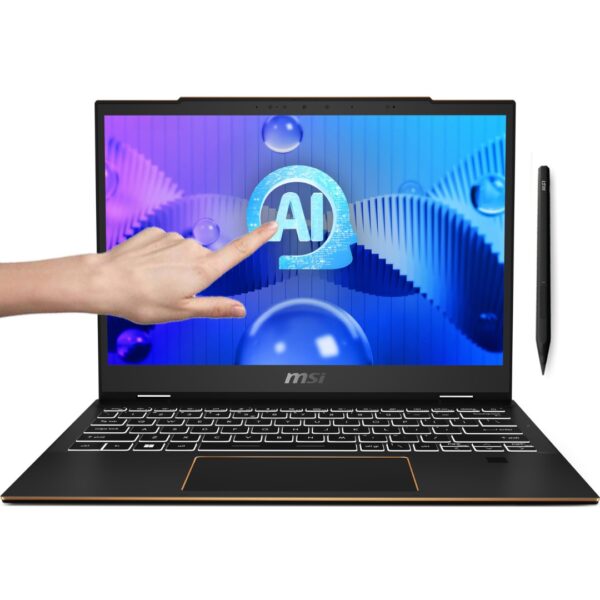 Notebook Convertible MSI Core Ultra 7 4.8GHz 16GB 1TB SSD 13" FHD Touch