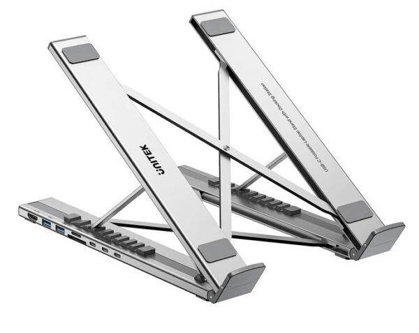 productos35_52737 Soporte y Hub Unitek para Notebook Aluminio Plegable