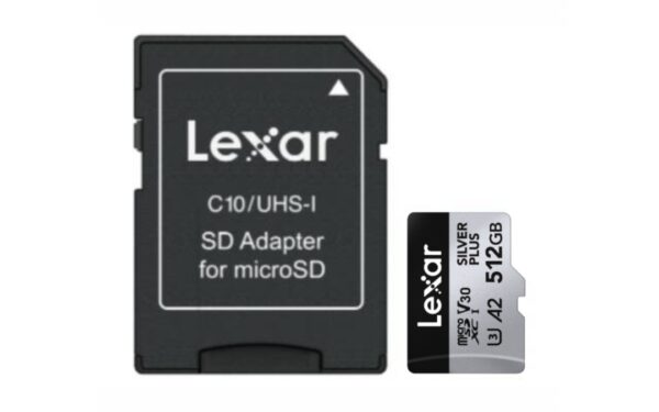 Memoria MicroSDXC Lexar Pro 512GB Silver Plus