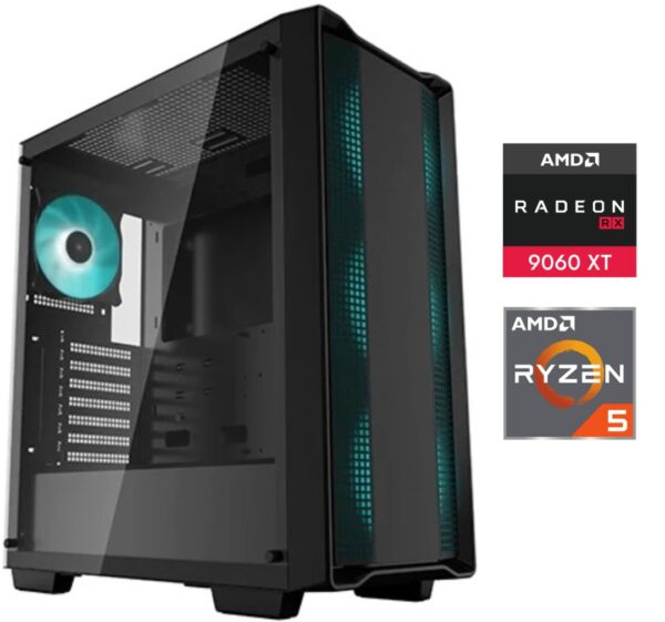 Equipo Gamer Ryzen 5 5600X 16GB 500GB NVMe RX9060XT 8GB OC