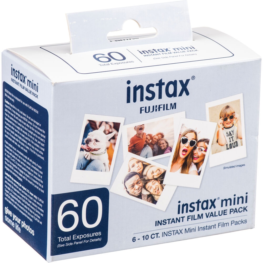 Papel Fujifilm Instax Mini Instant Film x 60