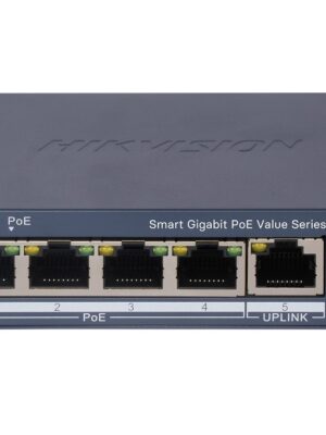 Switch Hikvision Smart 4 Puertos Gigabit PoE