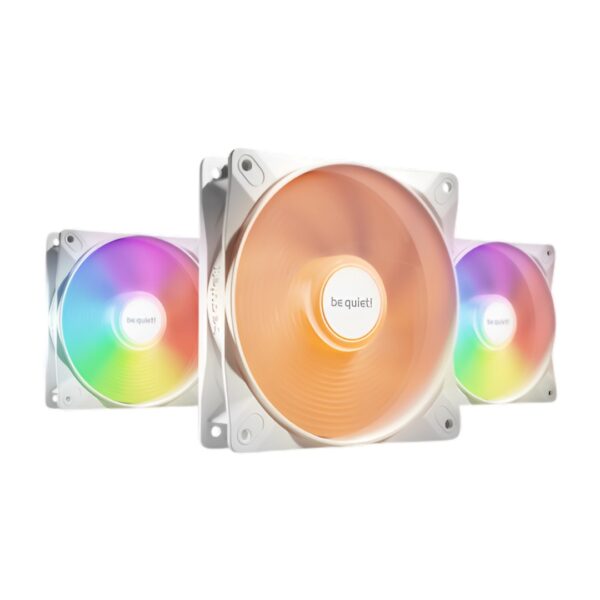 Fan Be Quiet Light Wings LX 120mm PWM HS x 3 Blanco