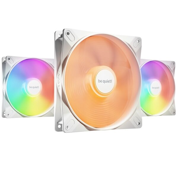 Fan Be Quiet Light Wings LX 140mm PWM HS x 3 Blanco