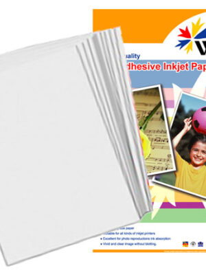 Papel Wox Inkjet Alta Resolución A4 Autoadhesivo 130grs x 50 Uds