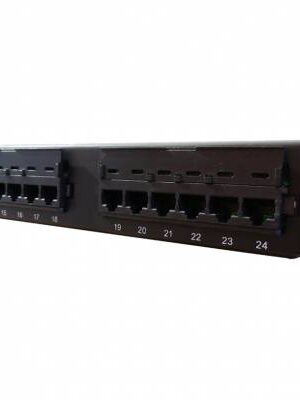 Patchera 24 Puertos Cat 5e para Rack